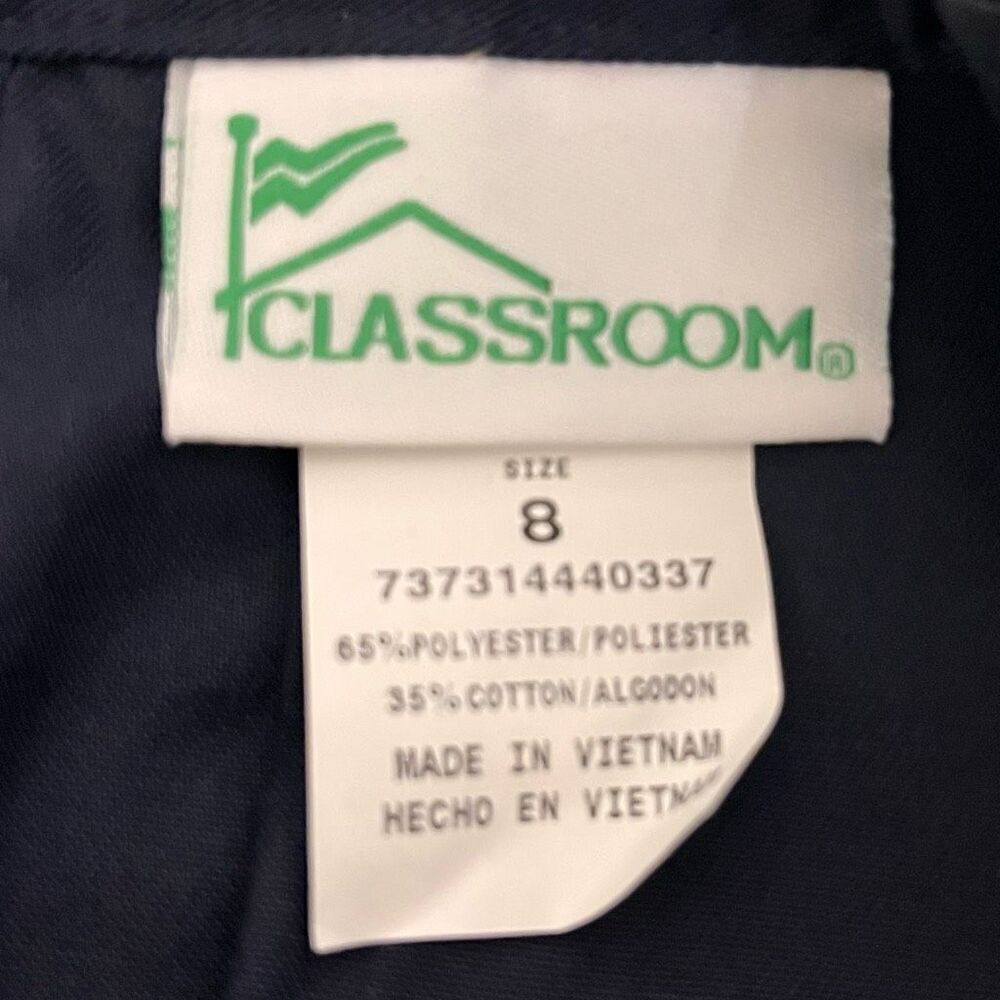 Classroom Relaxed Fit Uniform Pants Girls Size 8 NWT - Picture 3 of 5